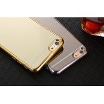 Wholesale iPhone 7 Mirror Shiny Hybrid Case (Champagne Gold)